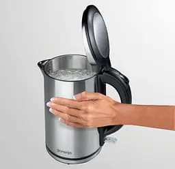 Електрочайник Gorenje 1 5 л подвійні стінки Strix контроль нержавіюча сталь kuh0015393 - мініатюра 10