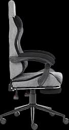 Геймерське крісло GT Racer сіре із чорним (X-2324 Fabric Gray/Black Suede) - мініатюра 4
