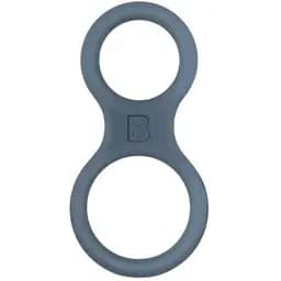 Эрекционное кольцо Boners Classic Cock & Ball Ring 10.5 см серый