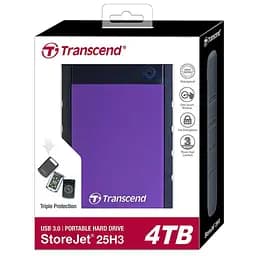 Зовнішній жорсткий диск Transcend StoreJet 25H3 4Tb (TS4TSJ25H3P) - мініатюра 3