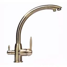 Змішувач для кухні під осмос Globus Lux Lazer GLLR-0777-9-BRONZE (14962) - мініатюра 2
