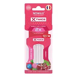 Ароматизатор с двойной капсулой Nowax X Twice - Bubble Gum & Cherry(NX00151)