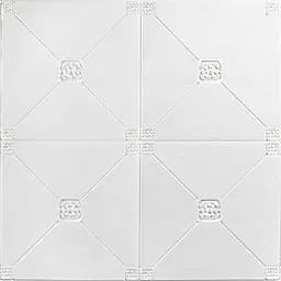 Самоклеюча декоративна стельова стінна 3D панель Sticker Wall 700x700x4.5мм Плитка 164 SW-00000181