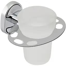 Склянка з тримачем для ванної кімнати Kroner KRM Elbe - ACG2906-1 хром