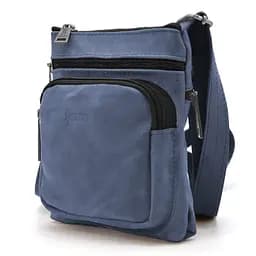 Сумка мужская через плечо кожаная TARWA 19х17х5 см sum0028333