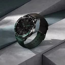 Ремінець шкіряний Tamister для годинника Xiaomi Watch 2/ 2Pro/ S4/ S3/ S2/ S1 22 мм Black-green - мініатюра 6