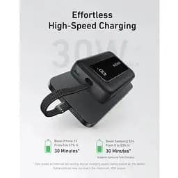 Зовнішній акумулятор Anker Power Bank Zolo 20000 30W USB-C Cable - мініатюра 5