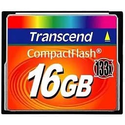 Карта пам'яті Transcend Compact Flash 16GB 133X (TS16GCF133)