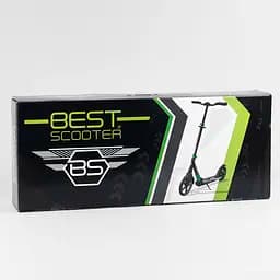 Самокат Best Scooter 57х14х88-98 см Чорно-синій 000231551 - мініатюра 2