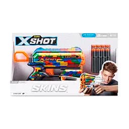 Швидкострільний бластер Zuru X-Shot Skins Flux Striper 8 патронів (36516K) - мініатюра 3