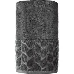 Рушник махровий Soho Leaves 90х150 см Dark Gray (90*150 Leaves Dark Gray) - мініатюра 2
