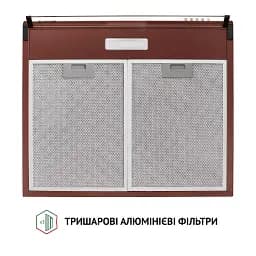 Витяжка плоска Perfelli PL 6144 BR LED - мініатюра 7