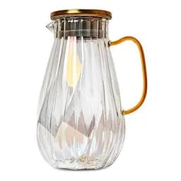 Графин скляний із кришкою 1.8 л. Глечик для напоїв [MD]