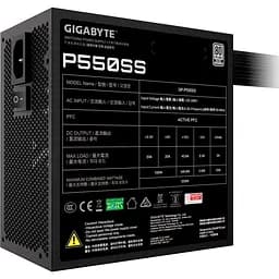 Блок живлення Gigabyte P550SS 550W Black (GP-P550SS) - мініатюра 2