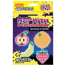 Набір для творчості термомозаїки Апельсин 4 в 1 НТ-27, що світяться в темряві Фрукти