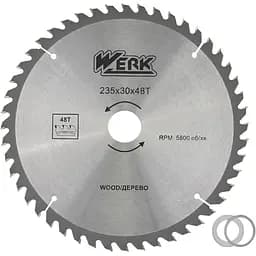 Диск пиляльний Werk 235 x 30 мм (118502)