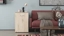 Стіл-тумба трансформер Смарт 1/2 Ferrum-decor 750x1450x600 ДСП Дуб Сан-Марино 16 мм (FRD-105075) - мініатюра 7