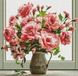 Набор с алмазной мозаикой Аромат букета AMO7863, 40x40 см