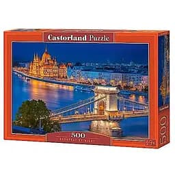 Пазл Castorland Нічний Будапешт Угорщина 500 ел. (B-53940)