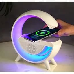 Світильник з бездротовою зарядкою для телефону BT-2301 Bluetooth RGB - мініатюра 2