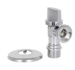 Кран приладовий Thermo Alliance Base Арко 1/2"Зх3/4" З хром, кутовий латунний SD185W1520 - мініатюра 6