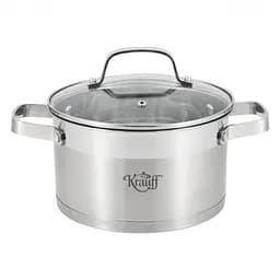 Кастрюля Krauff, со стеклянной крышкой, 22 см, 4,7 л (26-238-030)