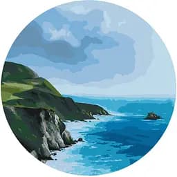 Картина за номерами на підрамнику Brushme Між небом і землею Інна Шевякова