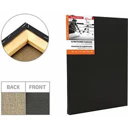 Підрамник Rosa 60×80 см модуль №1 середнє зерно Чорний грунт льон