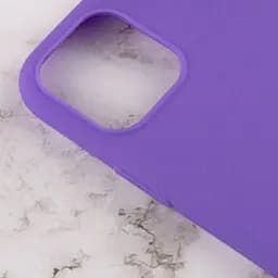 Силіконовий чохол Candy для Apple iPhone 14 Plus (6.7) Бузковий - мініатюра 3