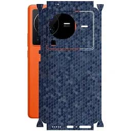 Захисна плівка StatusSKIN для Vivo X80 Pro Корпус Вініл Соти сині