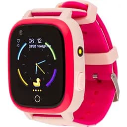 Дитячий водонепроникний смарт-годинник AmiGo GO005 4G WIFI Thermometer Pink [59323]