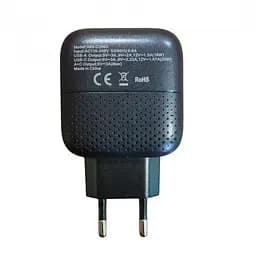Зарядний пристрій IMS-C3003 20W, мережевий блок живлення, 2 порти USB і Type-C, чорний - мініатюра 4