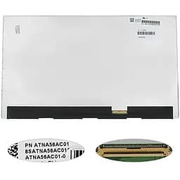 Матриця 15.6" ATNA56AC01-0 2880х1620, 40pineDP, 120Hz, 400cd/m2, OLED, SLIM без планок та вушок, глянець, роз'єм справа внизу для ноутбука