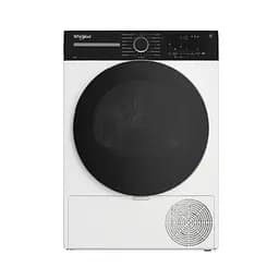 Whirlpool Сушильна машина Whirlpool тепловий насос, 8кг, A++, 54,5см, дисплей, люк чорний, білий