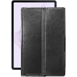 Чехол StatusCASE из экокожи для планшета Samsung Galaxy Tab S7 FE 2021 Черный глянец