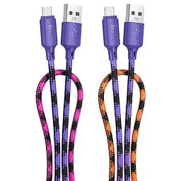 Дата кабель Hoco X116 Meridian USB to MicroUSB 2.4A (1m)