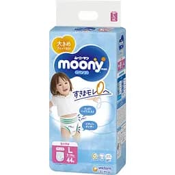 Підгузки-трусики Moony для дівчаток 4 (9-14 кг), 44 шт.