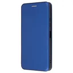 Чехол-книжка для ZTE Blade A75 4G, G-Case, синий, кожаный чехол-книга из экокожи (PU) и TPU, с магнитом, с подставкой и вместительным кардхолдером, противоударный, защита всего корпуса, ArmorStandart (ARM78998)