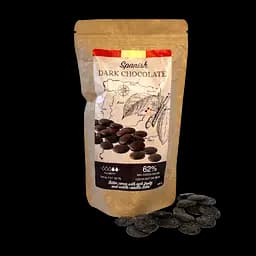 Шоколад чорний 62% Natra Cacao 400 г