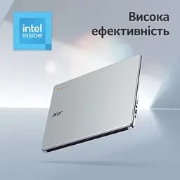 Ноутбук Acer Chromebook CB315-4H 15' FHD IPS, Intel C N4500, 8GB, F128GB, UMA, ChromeOS, сріблястий (NX.KB9EU.001) - мініатюра 3