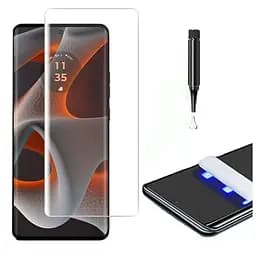 Захисне скло DK для Motorola Edge 50 Fusion UV Curved 015456 clear - мініатюра 5