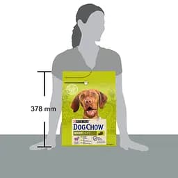 Сухий корм для собак Dog Chow Adult 1+, з ягням, 2,5 кг - мініатюра 4