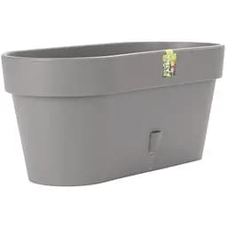 Вазон Santino Latina window box 6.7 л сірий (JL 40 GRI)