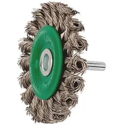 Щітка кругла Wurth SST-D75MM з хвостовиком закручений дріт із нержавіючої сталі 75 мм (0714692600)