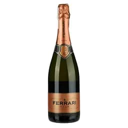 Вино игристое Ferrari Rose Brut, рожеве, брют, 0,75 л, у подарунковій упаковці - мініатюра 2