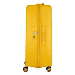 2E Валіза, Aero, поліпропілен, велика, 99/119 л, TSA, 4 колеса, EXP, бурштиново-жовтий - мініатюра 4