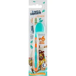 Зубна щітка Pasta Del Capitano Junior 6+ помаранчевий з бірюзовим