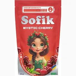 Напій соковий Sofik Mystic Cherry зі смаком вишні безалкогольний негазований 200 мл																												