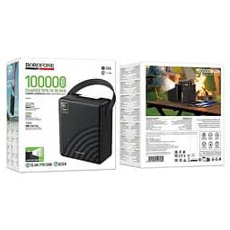 Портативний ЗП Power Bank Borofone BJ85 Myriad 22.5W+PD20W with lighting 100000 mAh Black - мініатюра 6