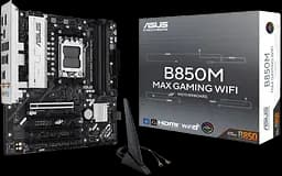 Материнська плата Asus B850M Max Gaming WiFi Socket AM5